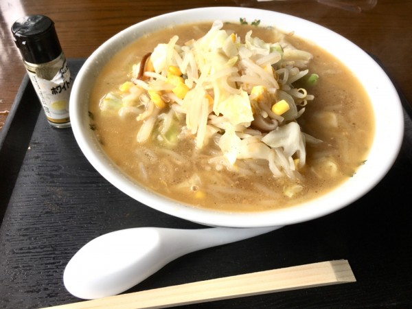 「味噌ラーメン(850¥)」@お食事どころ 山の幸の写真