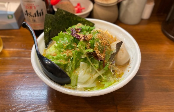 「塩らーめん〜トリュフオイル掛け〜　大盛　具沢山」@『   』（無銘）の写真