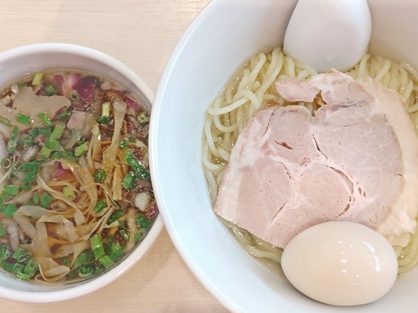 「味玉昆布水つけ麺（醤油）」@らぁ麺たけしの写真
