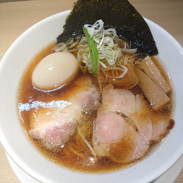 「味玉中華そば1000円」@らぁ麺 蒼空の写真