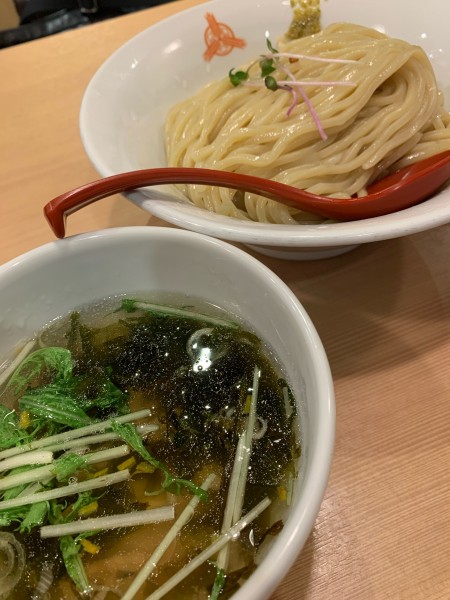 「鯛だし塩つけ麺」@三田製麺所 アトレ浦和店の写真
