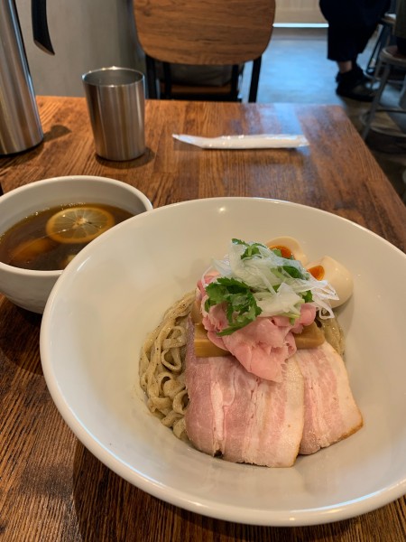 「特製醤油つけ麺」@セキレイ 〜NIBOSHI no D5〜の写真