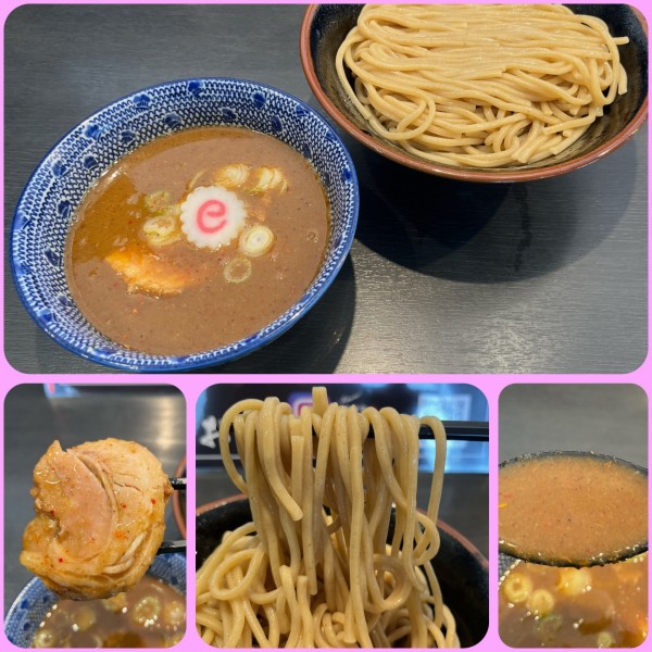 「濃厚つけ麺（中盛）¥950+辛味シングル¥0」@つけ麺ながおかの写真