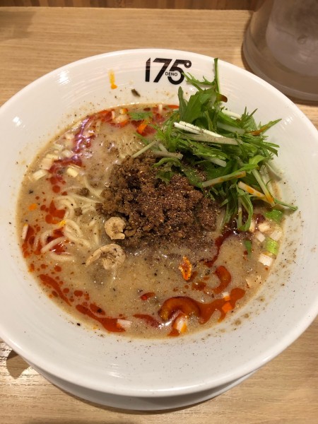 「白胡麻汁あり担々麺」@175°DENO担担麺 TOKYOの写真