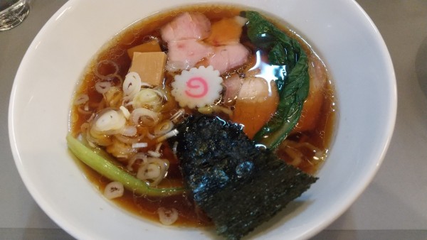 「ハートランド・小瓶+手打ち中華・麺半分(¥500+700)」@白河手打ちラーメン アサガキタの写真
