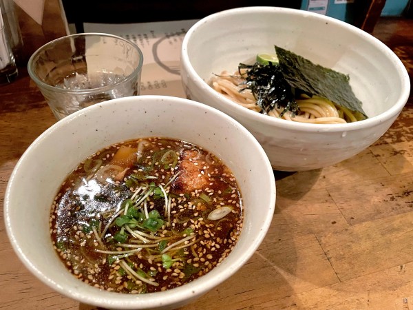 「支那つけそば　半麺　1100」@日本橋 製麺庵 なな蓮の写真
