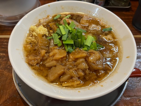 「秘境タンメン小　しょうが味付背脂」@秘境タンメン かし山の写真