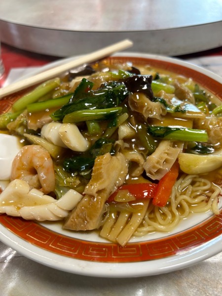 「三鮮辨麺」@榮濱樓の写真