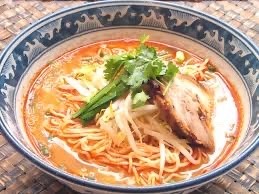 「トムヤムラーメン」@ティーヌン 市ヶ谷店の写真