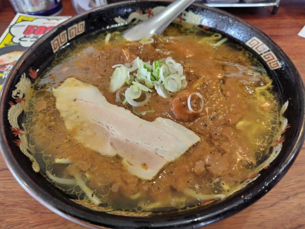 「【限定】どうずら限定　塩カレーラーメン」@龍門穂高の写真