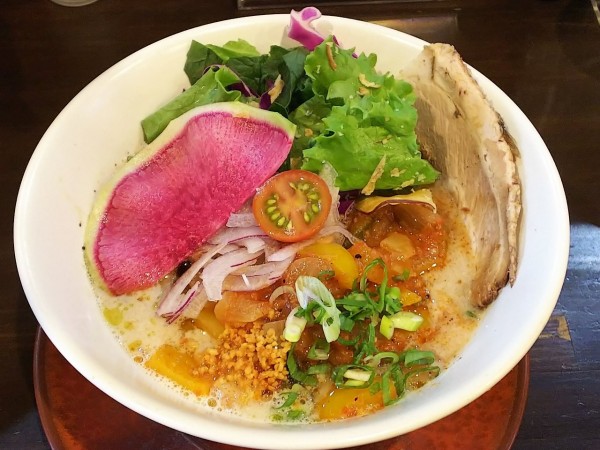 「鶏白湯カポナータ（塩）　1600円」@sobabar Ciliegioの写真