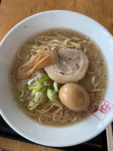 「ガンジャラーメン(大盛り)+味玉」@GANJA RAMENの写真