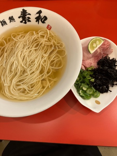 「冷やし淡麗煮干　1000円」@麺処 素和の写真