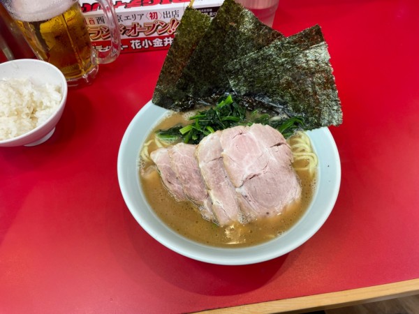 「チャーシュー麺（並）」@横浜ラーメン 武蔵家 大井町店の写真
