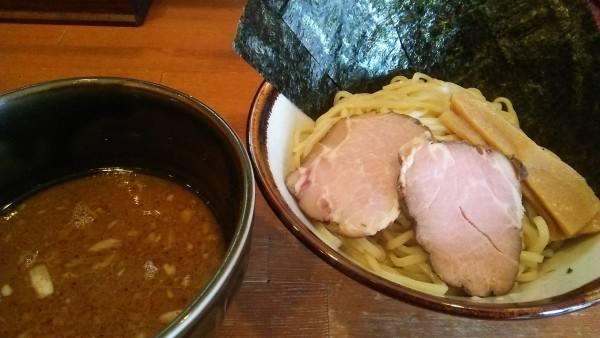 「魚介つけ麺 880円＋のり（5枚） 100円」@麺屋 清水の写真