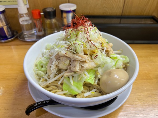 「ネギ塩山椒三段バラ」@麺屋 白神の写真