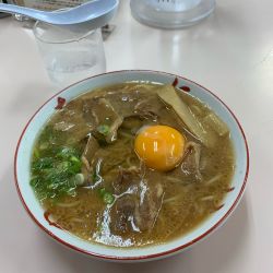 中華そば中 生卵