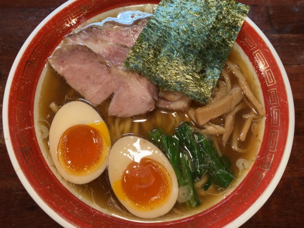 「特しょうゆ（平打ち）850円」@麺処 懐やの写真