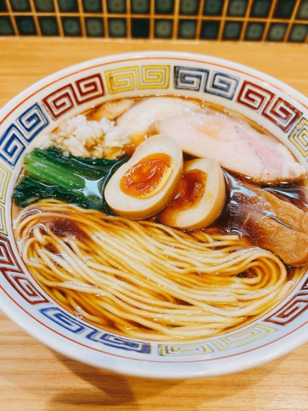 「味玉中華そば」@ほっこり中華そば もつけの写真