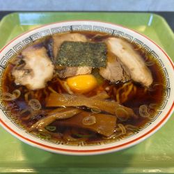 中華そば　生卵入