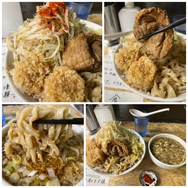 「【限定】おろポンつけ麺1080円手打ちらどん麺 追いおろポン」@自家製麺 まさき（非乳化） 2号店の写真