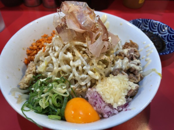 「冷やしまぜそば少なめ」@用心棒 市ヶ谷飯田橋の写真