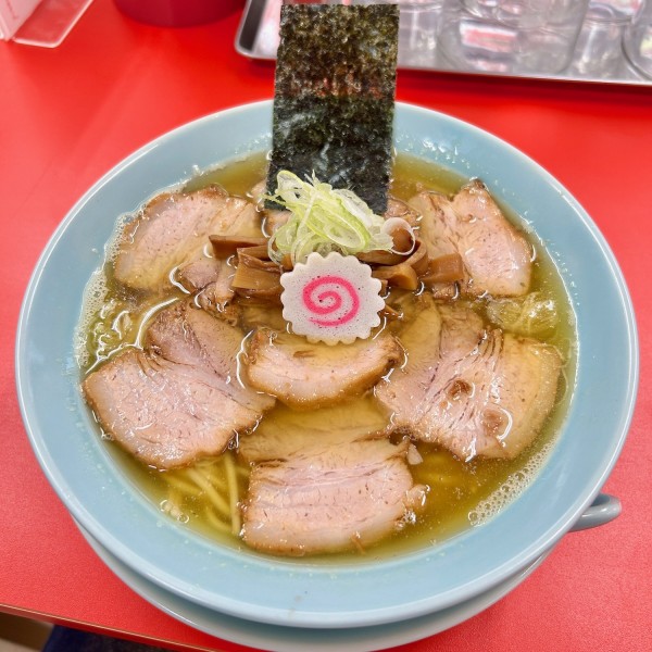 チャーシュー麺+チャーシューマイ2個+特製グリーンショット