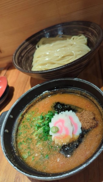 「めんたい煮込みつけ麺」@元祖めんたい煮こみつけ麺の写真