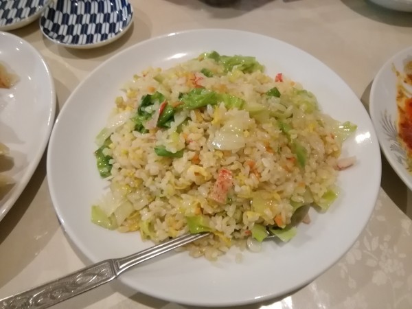 「カニチャーハン(850円)」@福宝苑の写真