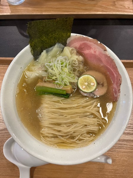 「特選貝と煮干し塩 1,190円」@中華そば うお静の写真