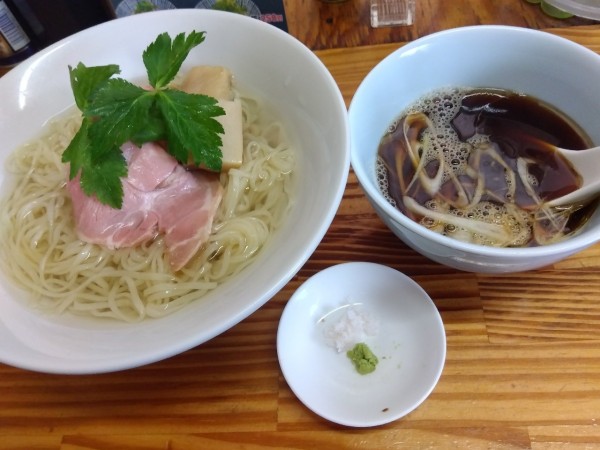 「（昼15食限定）比内地鶏のつけそば（昆布水version）」@中華そば よしかわの写真