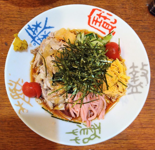 「五目冷やし【季節限定】＋海老マヨ【平日限定】」@栄華軒の写真