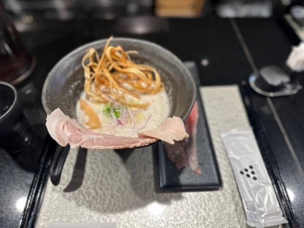 「鶏soba 肉寿司セット」@鶏soba 座銀 元町店の写真