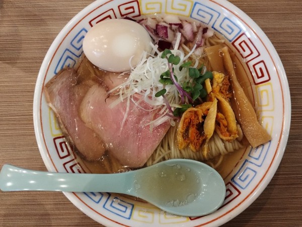 「ホヤと茸だし(限定)(熟玉)」@だし廊 tekute 長町店の写真