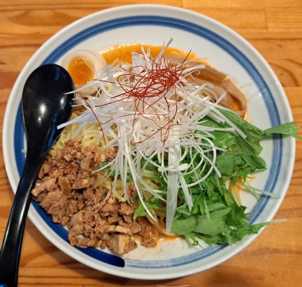 「冷やし担々麺中盛1230円」@登龍門の写真