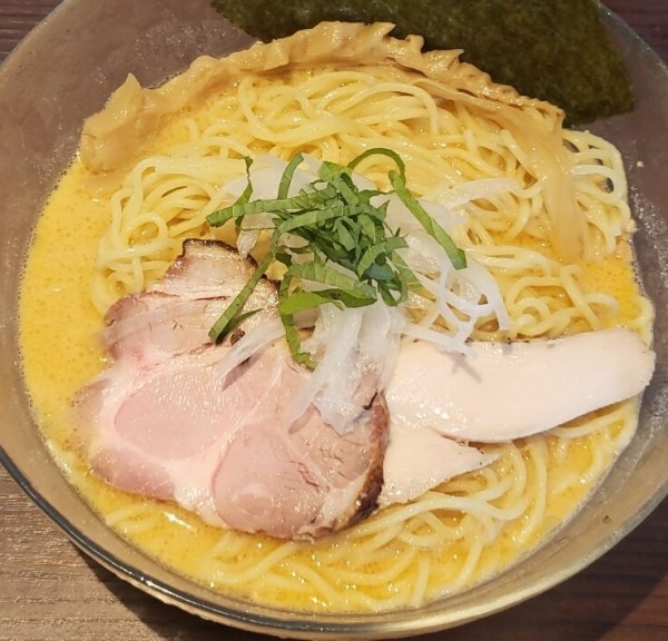 「【限定】「鮟肝煮干」冷やし（大盛無料）￥９５０＋小ご飯￥５０」@旬菜麺屋 雅流の写真