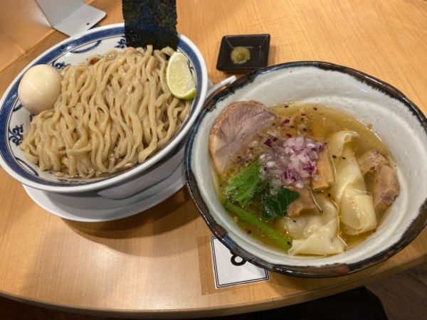 「特製鰹昆布水つけ麺（塩）」@中華そば 千乃鶏の写真