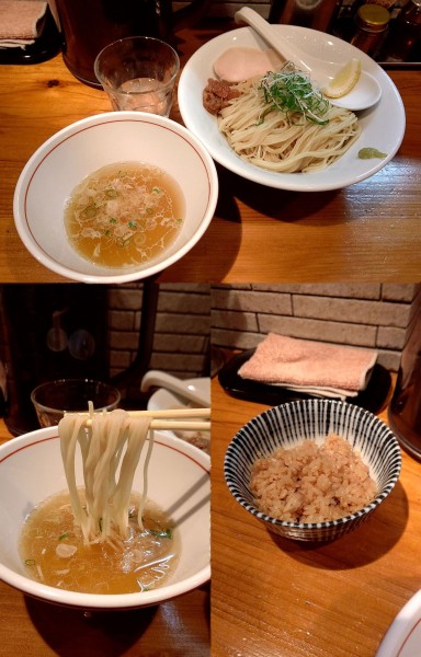 「『鶏節の塩つけsoba+たきこみごはん(¥1100+50)』」@麺処 源玄の写真
