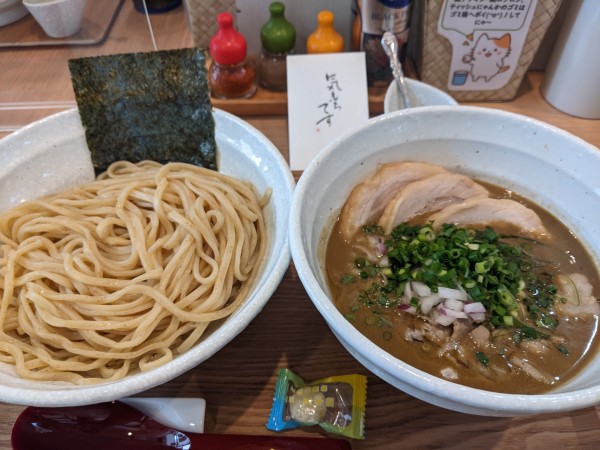 「【8周年イベント】濃厚煮干しみそつけ麺」@麺小屋 てちの写真