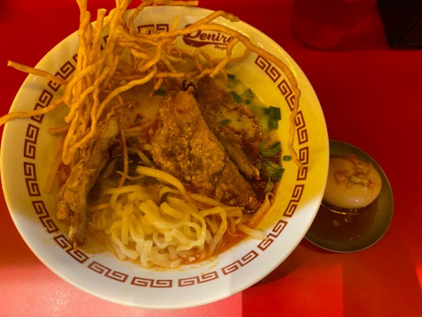 「PA-KOH.Ｄ.担々麺中辛+麻薬煮たまご 1380+200」@Ramen Deniroの写真