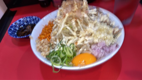 「冷やしまぜそば（300g）」@用心棒 市ヶ谷飯田橋の写真