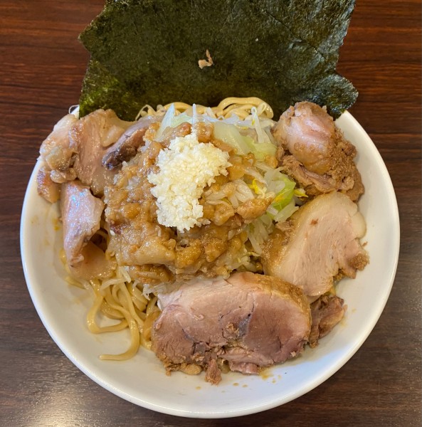 「冷やし中華  豚増し  おいしい脂  のり」@ピコピコポンの写真