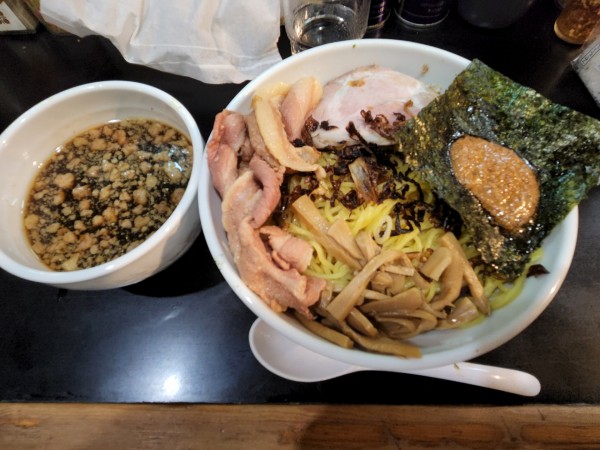 「覆麺コラボ特上つけ麺　悪魔」@一条流がんこ総本家分家四谷荒木町の写真