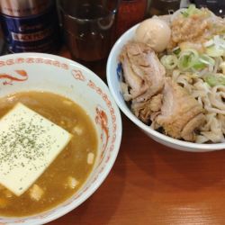 華麗なルーつけ麺+豚増し+チーズ