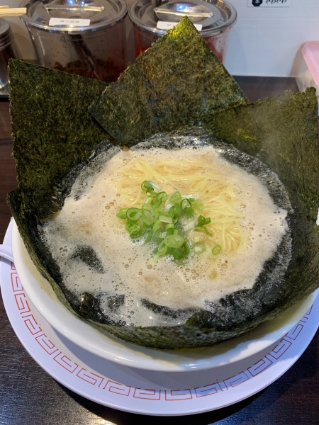 「朝ラーメン＋のり」@博多らーめん ひまわりの写真