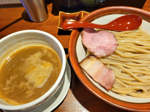 「つけ麺特盛(400g)」@長男、ほそのたかしの写真