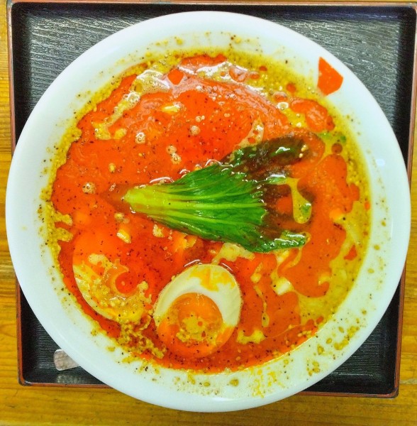 「チーズ担々麺(5辛) 930円＋味玉 110円」@拉麺みやち家の写真