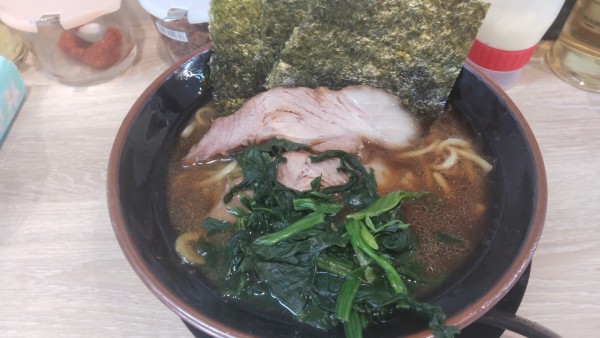 「朝らーめん500円油多め」@ラーメン桜道の写真