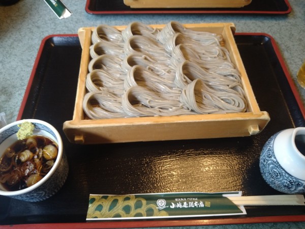 「へぎそば(大盛り）」@小嶋屋総本店 小針店の写真