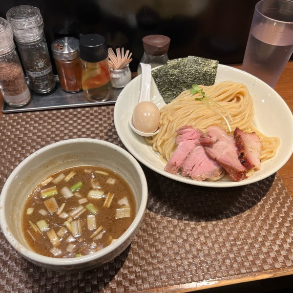 「特製濃厚豚骨魚介つけめん　大盛り」@麺処 はら田の写真